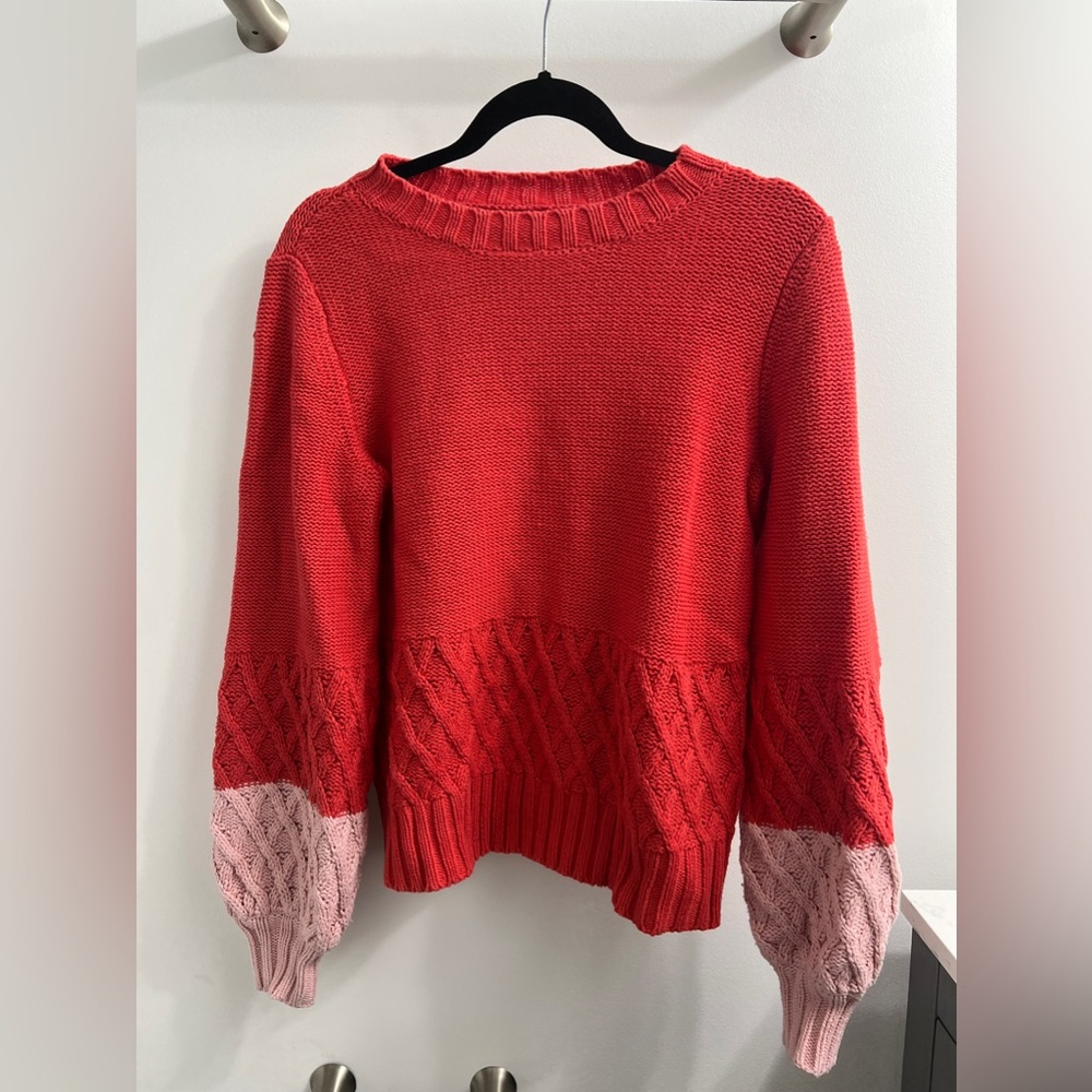 Red and Pink sweater